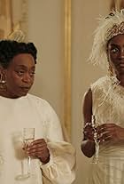 Angela Wynter and Anita-Joy Uwajeh in Vampire Academy (2022)