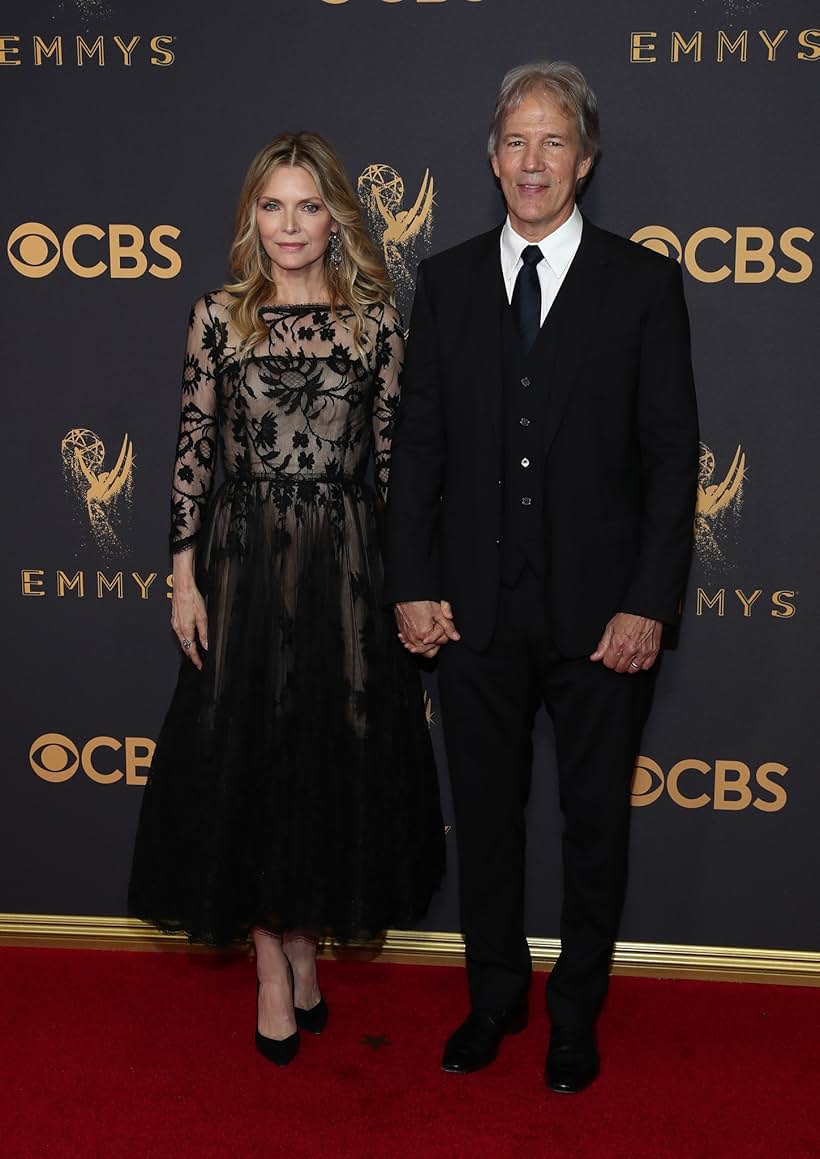 Michelle Pfeiffer and David E. Kelley at an event for The 69th Primetime Emmy Awards (2017)