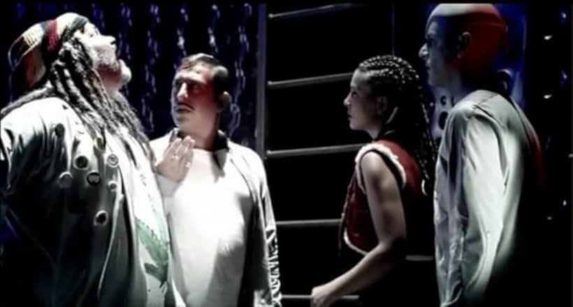 Ozan Güven, Rasim Öztekin, Cem Yilmaz, and Özge Özberk in G.O.R.A. (2004)