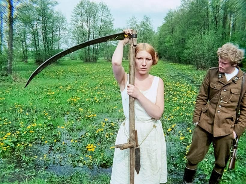 Emilia Krakowska and Daniel Olbrychski in The Birch Wood (1970)