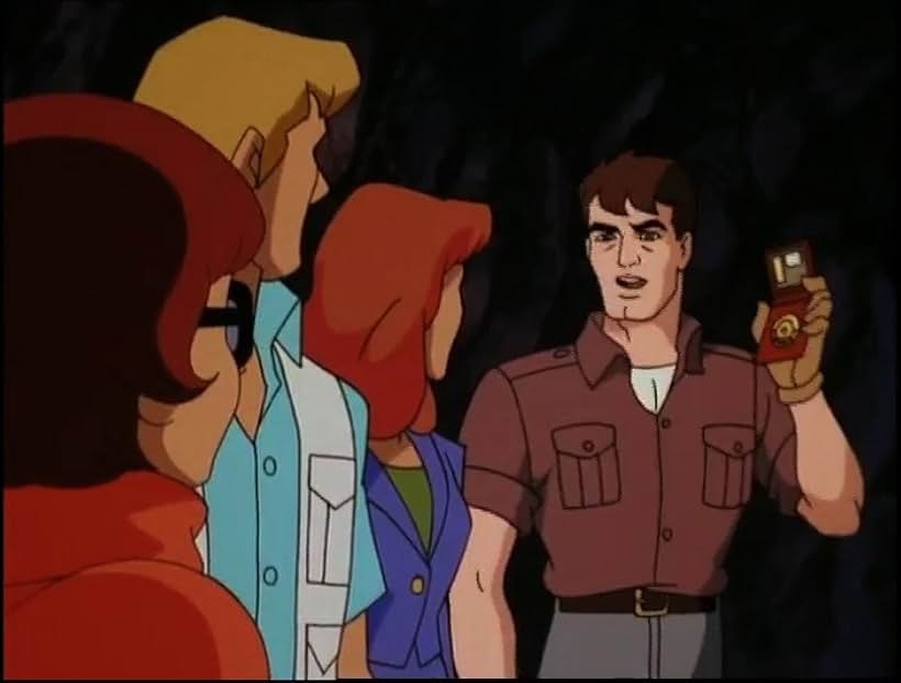 Mary Kay Bergman, Cam Clarke, B.J. Ward, and Frank Welker in Scooby-Doo on Zombie Island (1998)