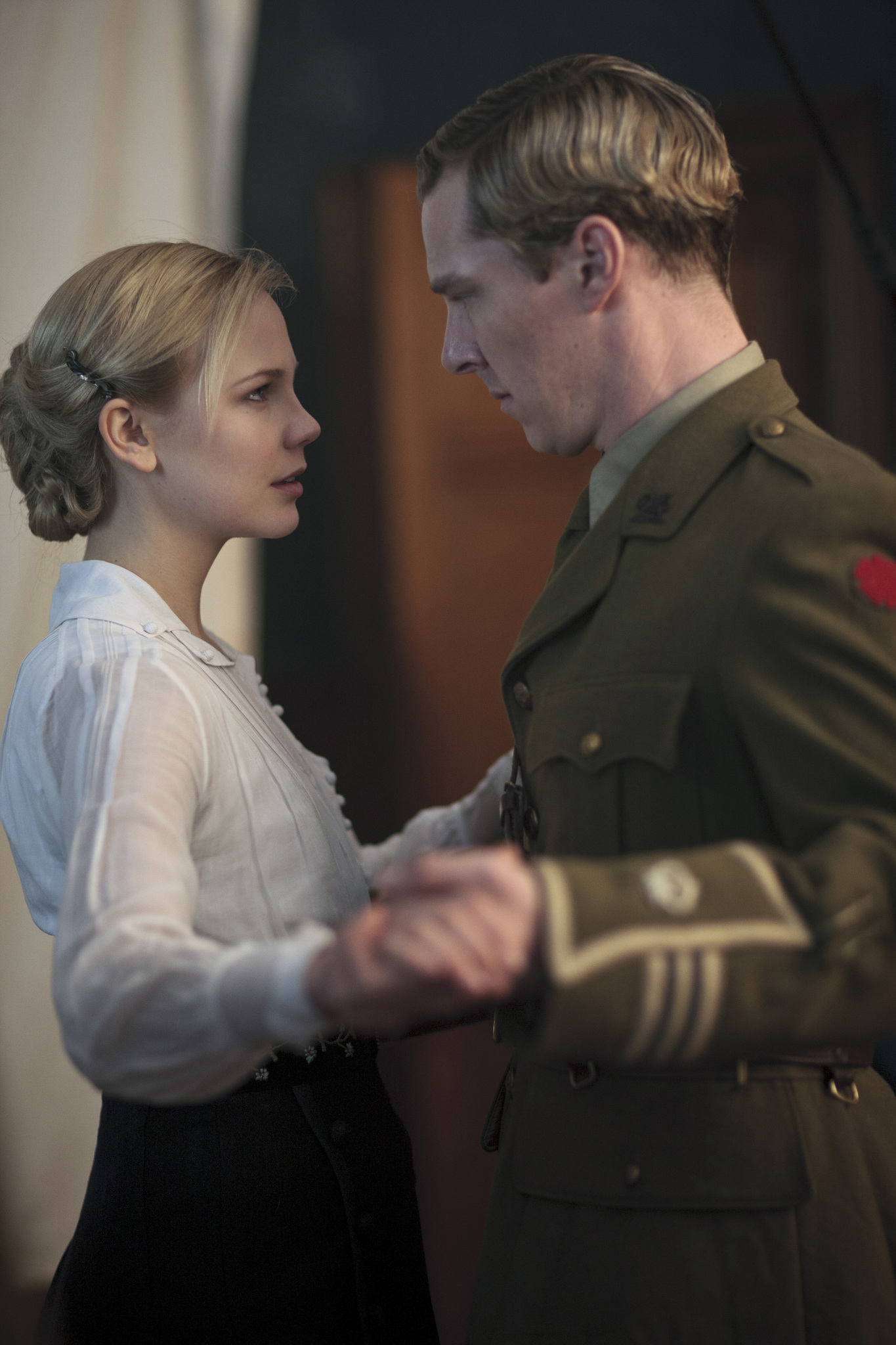 Benedict Cumberbatch and Adelaide Clemens in Parade's End (2012)