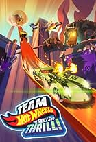 Matt Danner, Ben Diskin, Faruq Tauheed, David Lodge, Nicolas Roye, Jessica Gee-George, and Grant George in Team Hot Wheels: The Skills to Thrill (2015)