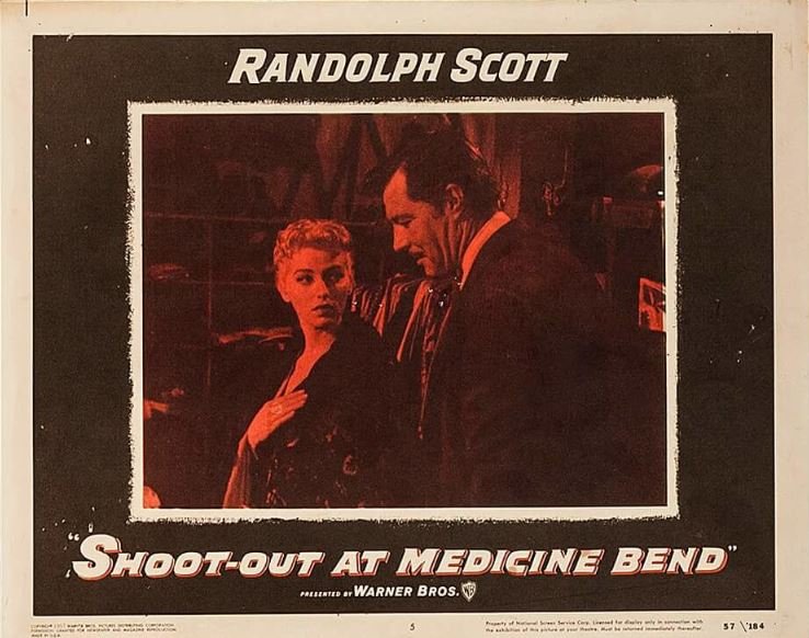 James Craig and Dani Crayne in Shoot-Out at Medicine Bend (1957)