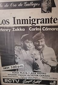 Rómulo Gallegos, Henry Zakka, and Carlos Cámara Jr. in Los inmigrantes (1984)