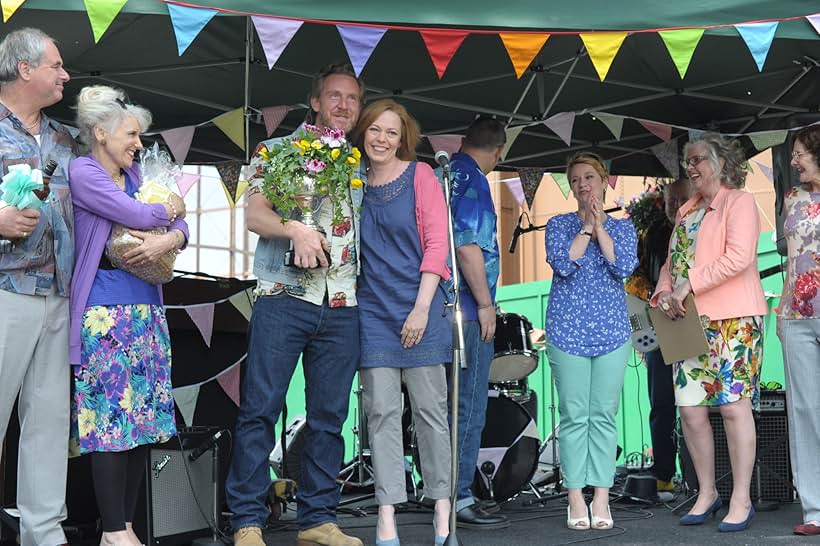 Anita Dobson and Olivia Colman in London Road (2015)