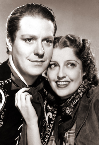 Nelson Eddy and Jeanette MacDonald in The Girl of the Golden West (1938)