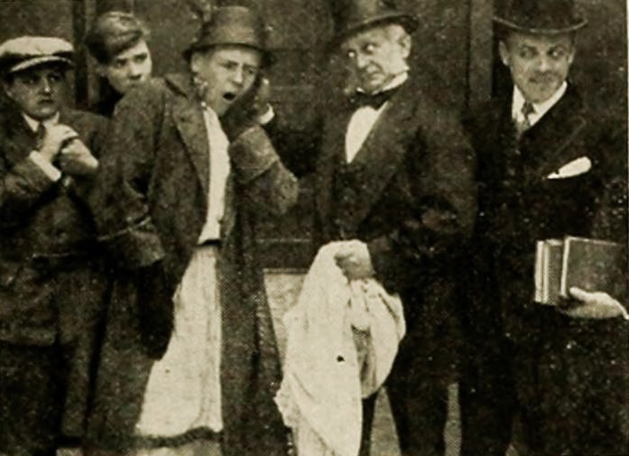 Paul Kelly, Charles Lawrence, Wally Van, and Lillian Walker in Lillian's Dilemma (1914)