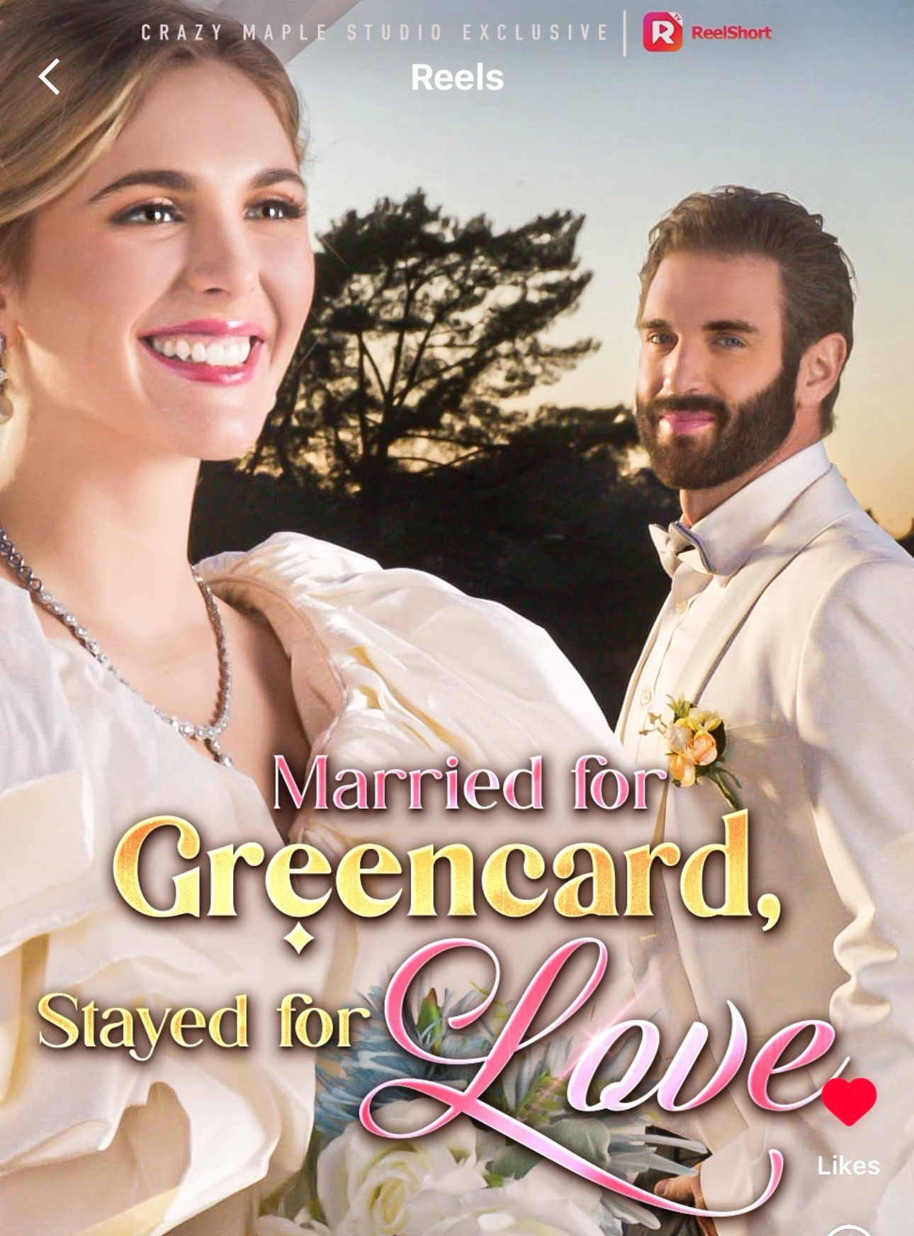 Ashley Michelle Grant and John Palmer in Married for Greencard, Stayed for Love (2024)