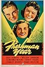 Dixie Dunbar, William Lundigan, and Constance Moore in Freshman Year (1938)