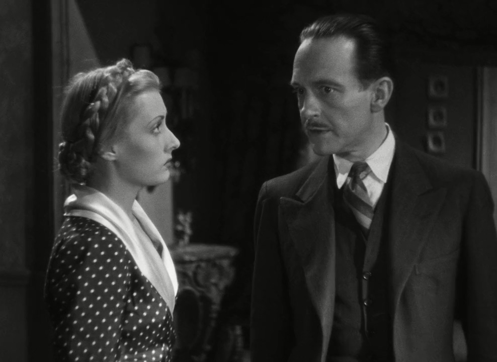 Micheline Francey and Pierre Fresnay in The Raven (1943)