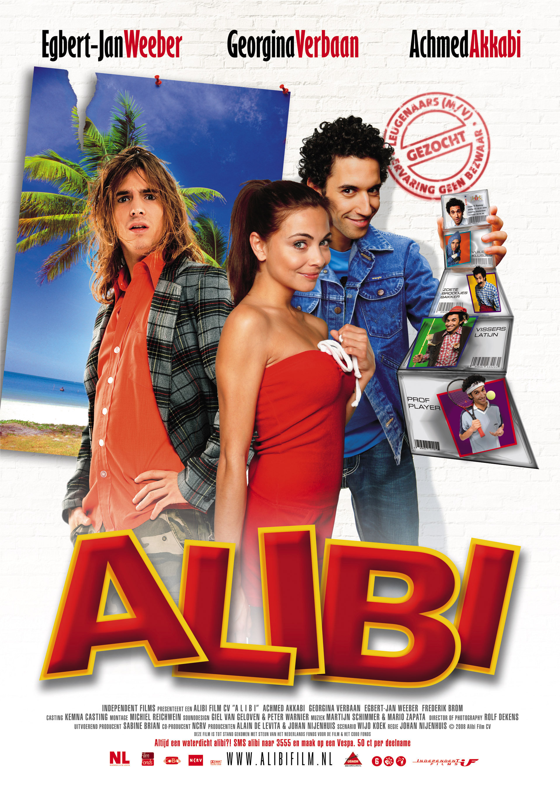 Georgina Verbaan, Egbert Jan Weeber, and Achmed Akkabi in Alibi (2008)