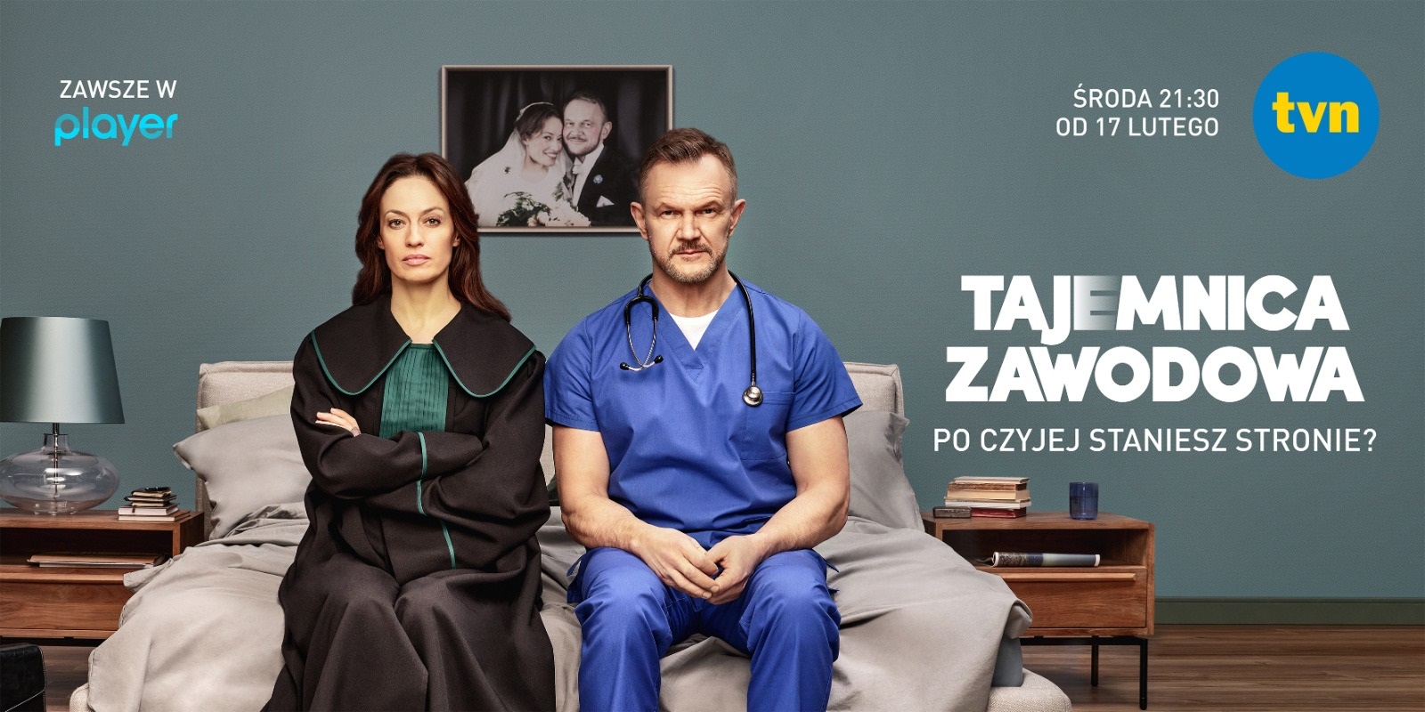 Cezary Pazura and Magdalena Rózczka in Professional Secrecy (2021)