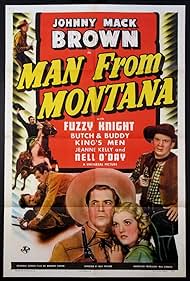 Johnny Mack Brown, Fuzzy Knight, and Nell O'Day in Man from Montana (1941)