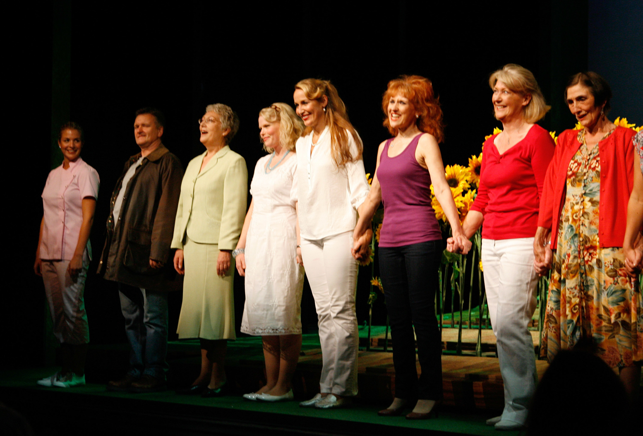 Jill Baker, June Brown, Richenda Carey, Sara Crowe, Anita Dobson, Jerry Hall, Will Knightley, and Gemma Atkinson