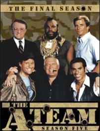 DVD cover for the fifth and final season of The A-Team