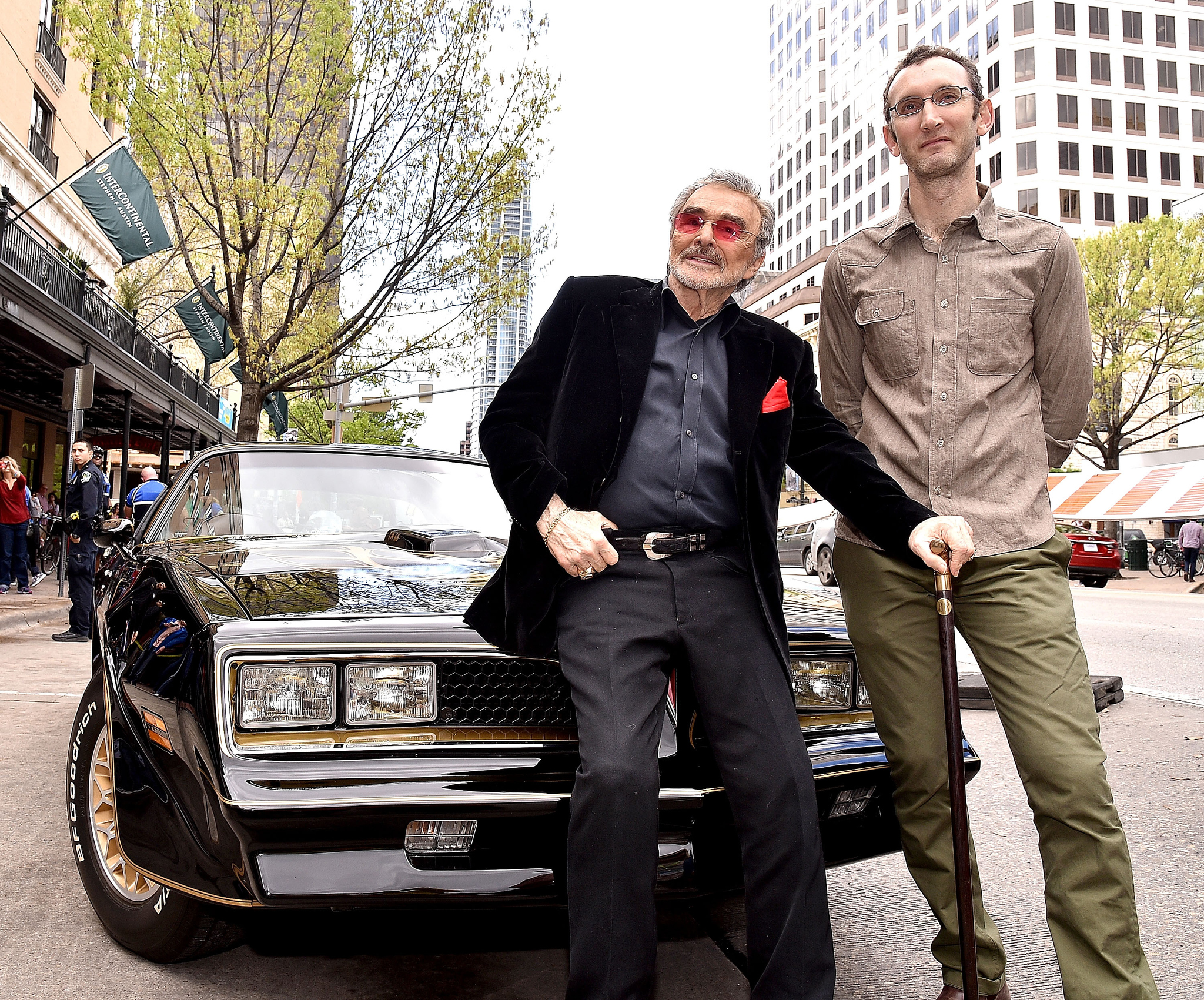 Burt Reynolds and Jesse Moss at an event for The Bandit (2016)