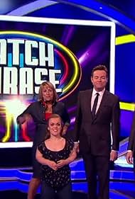 Fay Ripley, Jonathan Ross, Stephen Mulhern, and Ellie Simmonds in Celebrity Catchphrase (2018)