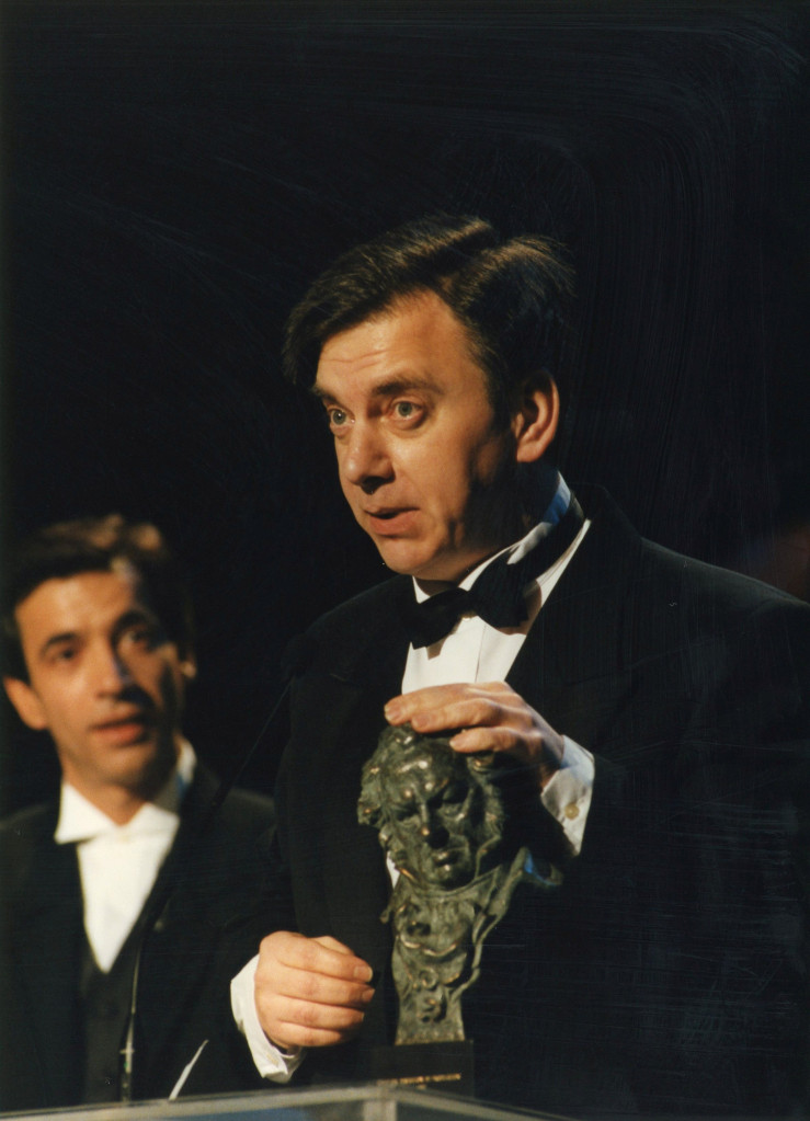 Imanol Arias and Emiliano Otegui in XI Premios Goya (1997)