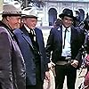 Charles Bickford, James Drury, Dick Foran, and Sara Lane in The Virginian (1962)