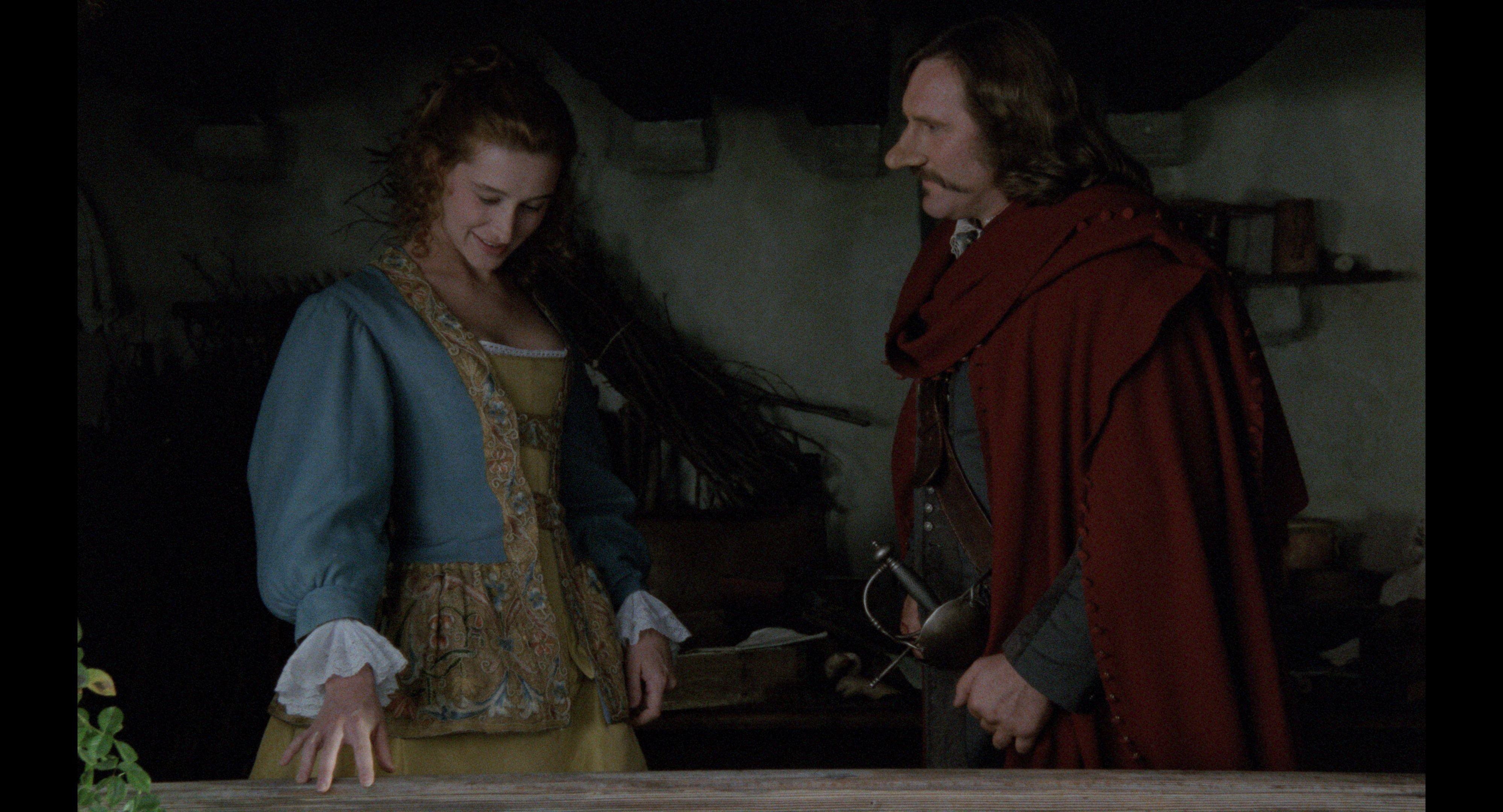 Gérard Depardieu and Anne Brochet in Cyrano de Bergerac (1990)