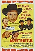 Lloyd Bridges, Edgar Buchanan, Joel McCrea, and Vera Miles in Wichita (1955)