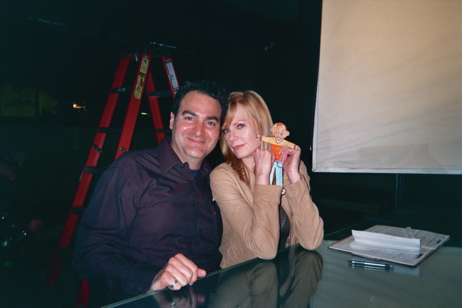 Marg Helgenberger and Jon K. Farless in CSI: Crime Scene Investigation (2000)