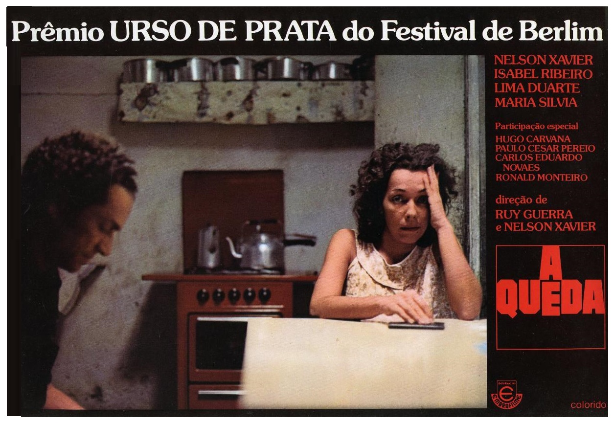 Maria Sílvia and Nelson Xavier in A Queda (1978)