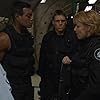 Beau Bridges, Christopher Judge, Michael Shanks, and Amanda Tapping in Stargate SG-1 (1997)