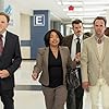 Walton Goggins, Danny McBride, and Kimberly Hebert Gregory in Vice Principals (2016)