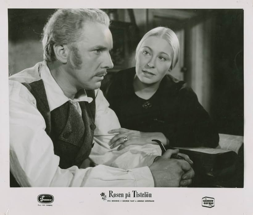 Marianne Löfgren and Arnold Sjöstrand in Rosen på Tistelön (1945)