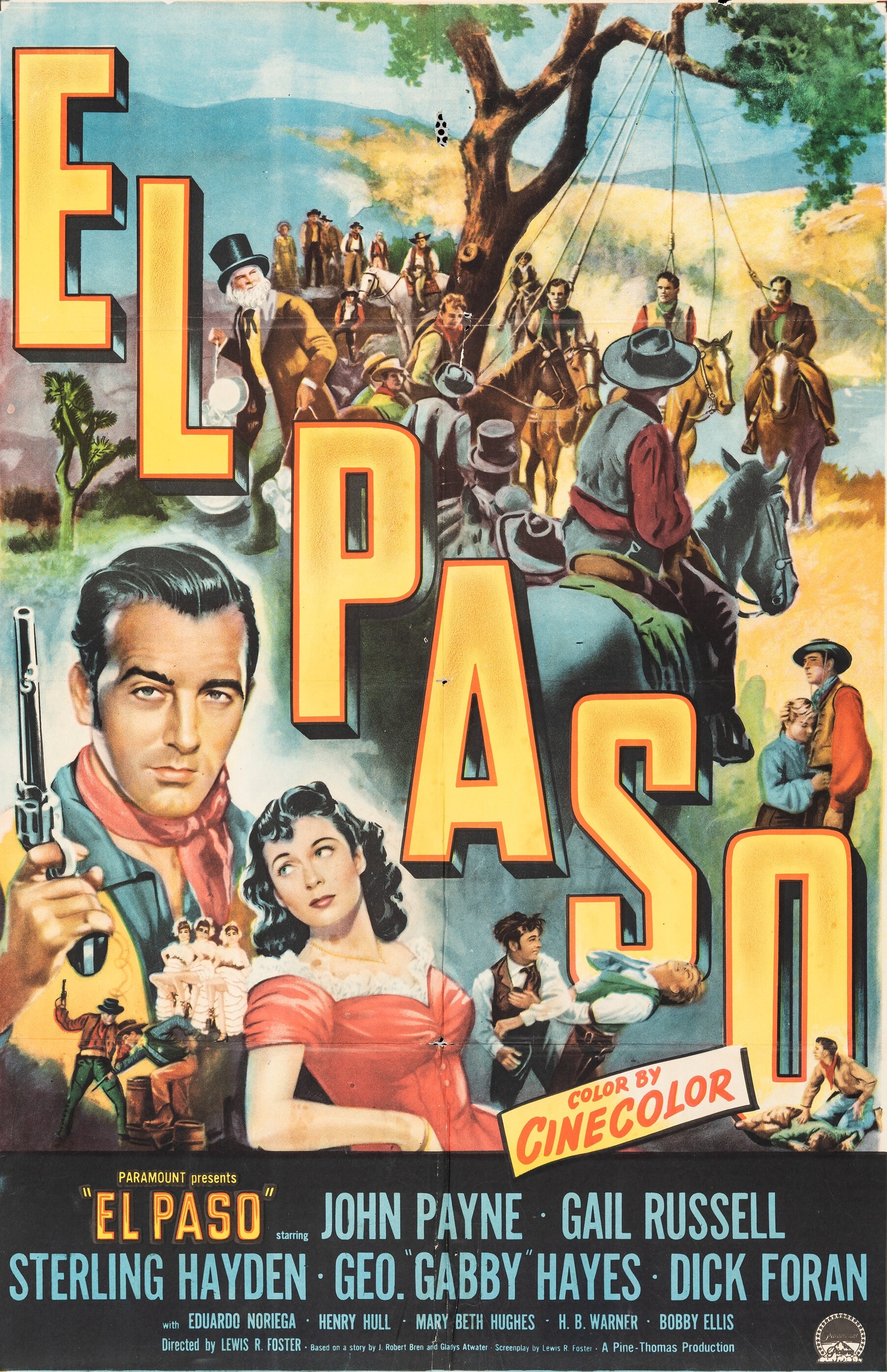 John Payne and Gail Russell in El Paso (1949)