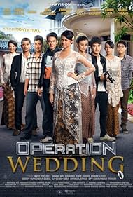 Bucek Depp, Nino Fernandez, Junior Liem, Kimberly Ryder, Adipati Dolken, Sylvia Fully, Dahlia Poland, Yuki Kato, and Chris Laurent in Operation Wedding (2013)