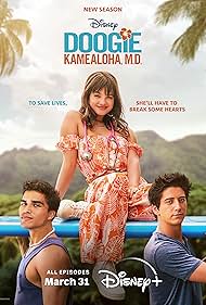 Milo Manheim, Alex Aiono, and Peyton Elizabeth Lee in Doogie Kamealoha, M.D. (2021)