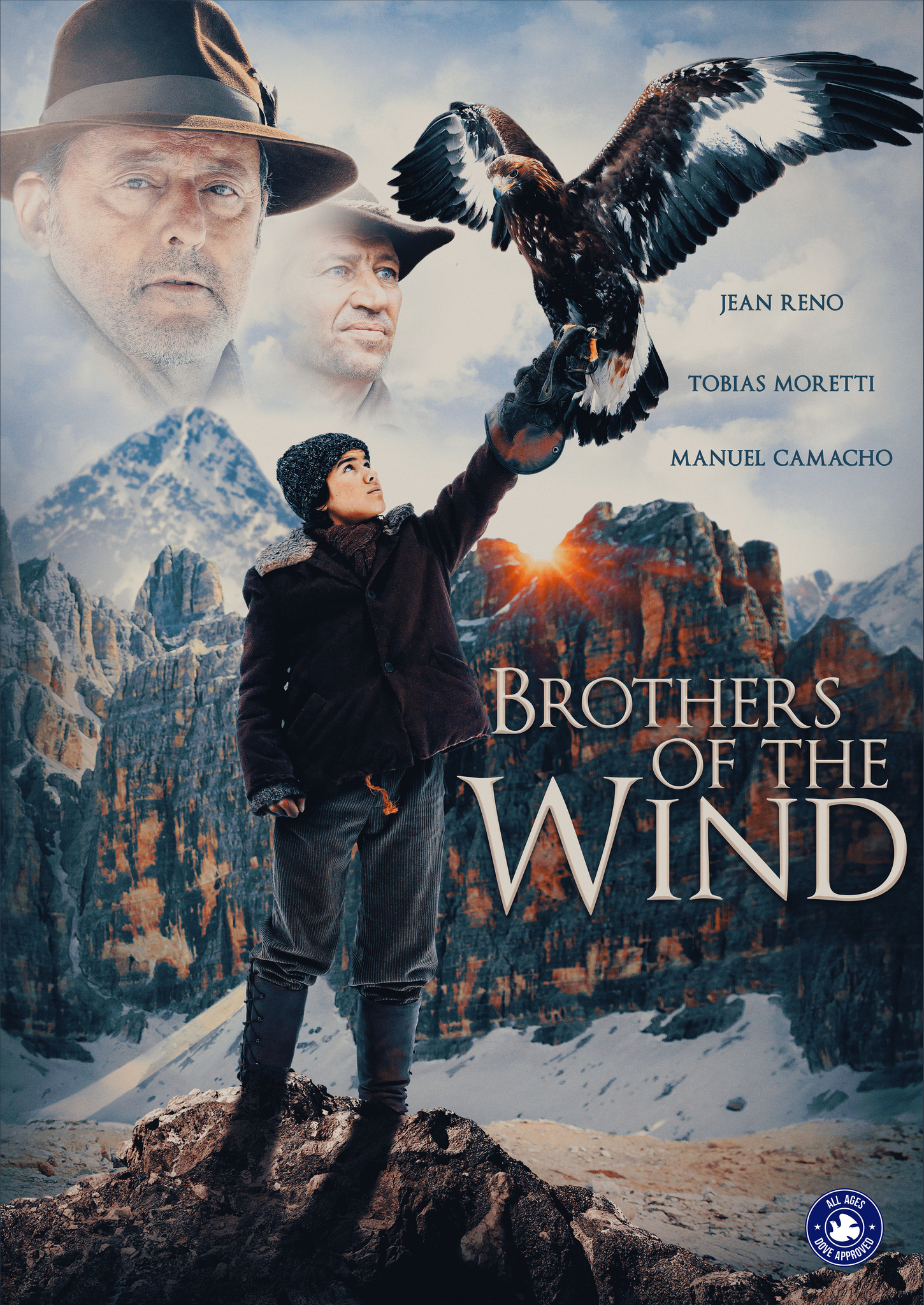 Jean Reno, Tobias Moretti, and Manuel Camacho in Brothers of the Wind (2015)