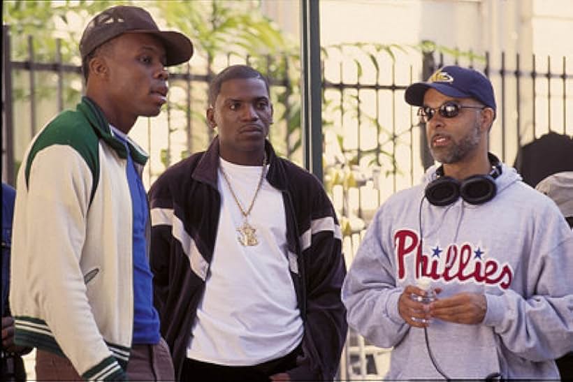 Wood Harris and Mekhi Phifer with director Charles Stone III 