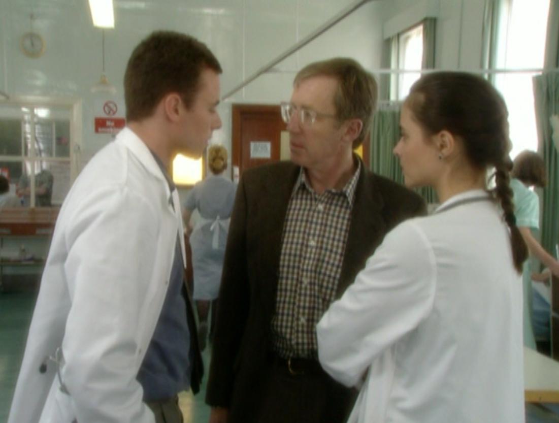 Andrew Lancel, Caroline Trowbridge, and Christopher Wilkinson in The Glass Ceiling (1996)