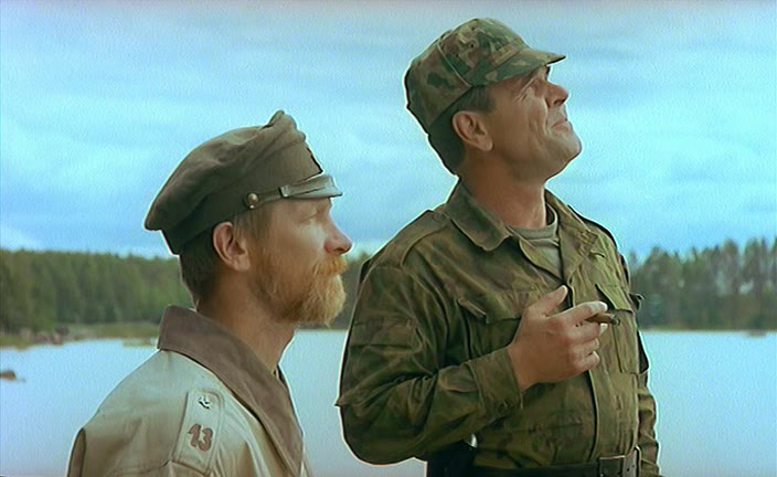 Aleksey Buldakov and Viktor Bychkov in Peculiarities of the National Fishing (1998)