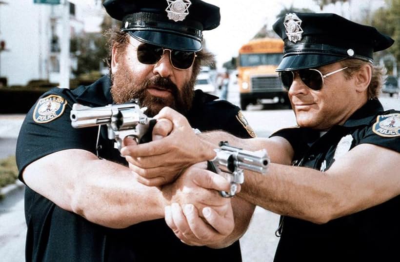 Terence Hill and Bud Spencer in Miami Supercops (1985)