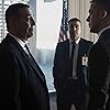 Ciarán Hinds, Kyle Chandler, and Ryan Gosling in First Man (2018)