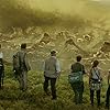 Samuel L. Jackson, John Goodman, John C. Reilly, Brie Larson, Tom Hiddleston, Tian Jing, Marc Evan Jackson, Eugene Cordero, Thomas Mann, Corey Hawkins, and Jason Mitchell in Kong: Skull Island (2017)