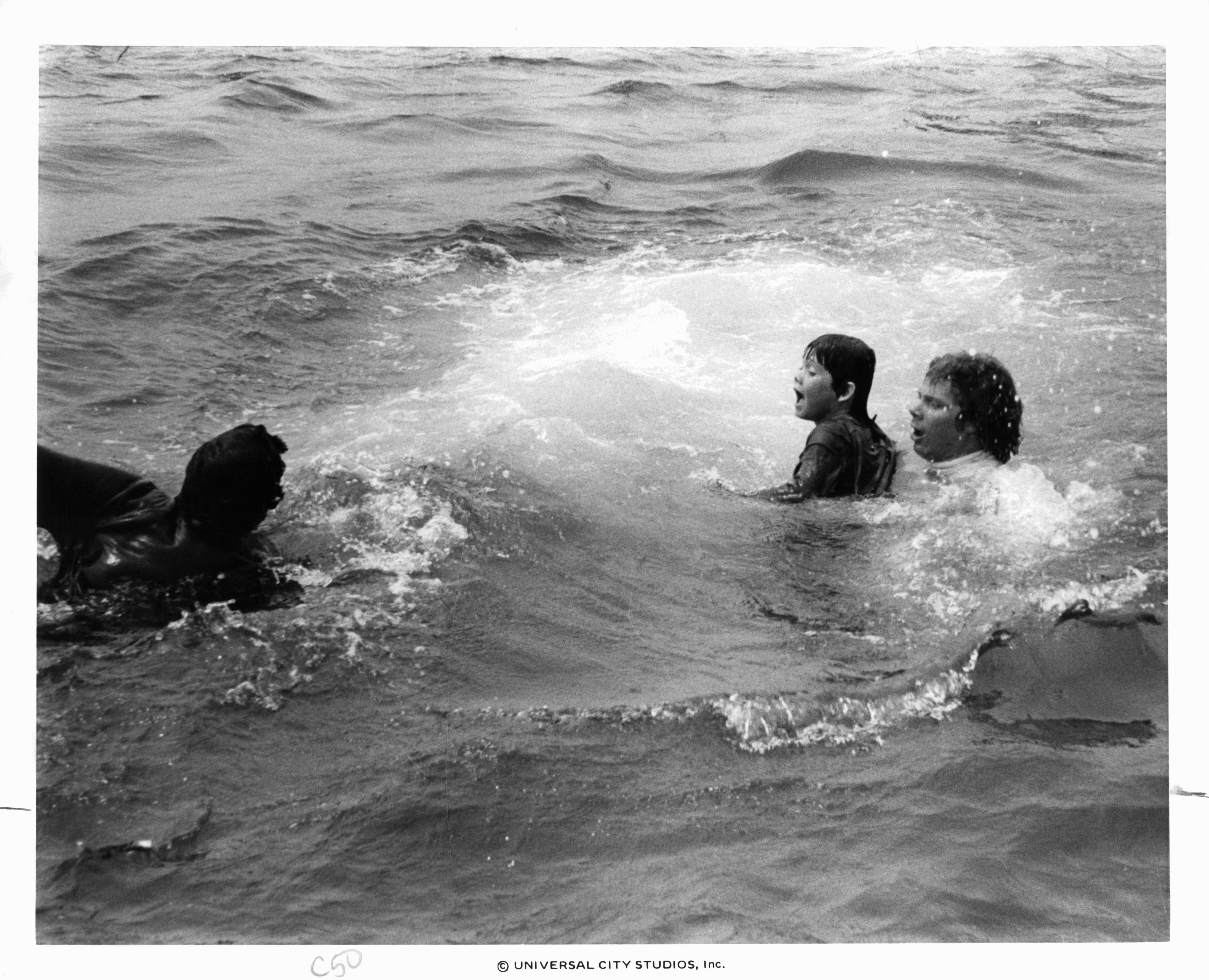 Ricky Schroder and Gary Springer in Jaws 2 (1978)