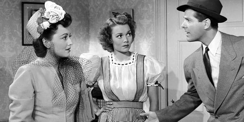 Olivia de Havilland, Robert Cummings, and Jane Wyman in Princess O'Rourke (1943)