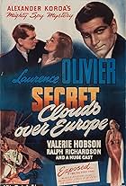 Laurence Olivier and Valerie Hobson in Clouds Over Europe (1939)