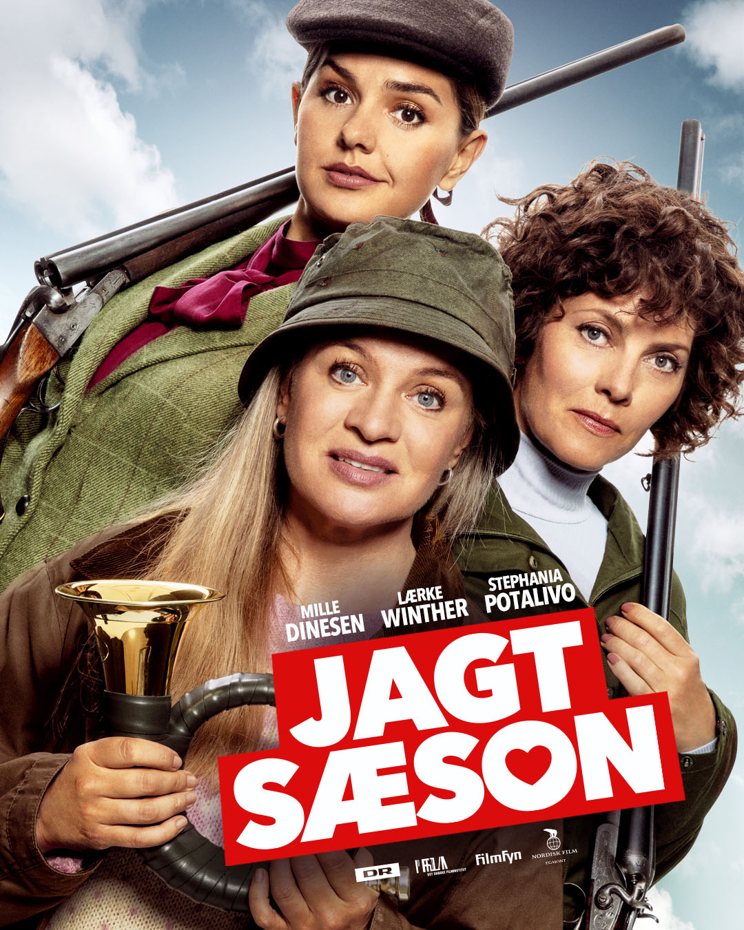 Stephania Potalivo, Lærke Winther, and Mille Dinesen in Hunting Season (2019)