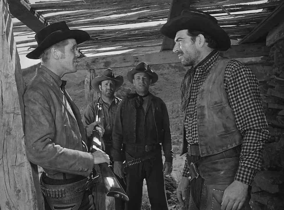 Dan Duryea, Steve Brodie, Stephen McNally, and James Millican in Winchester '73 (1950)