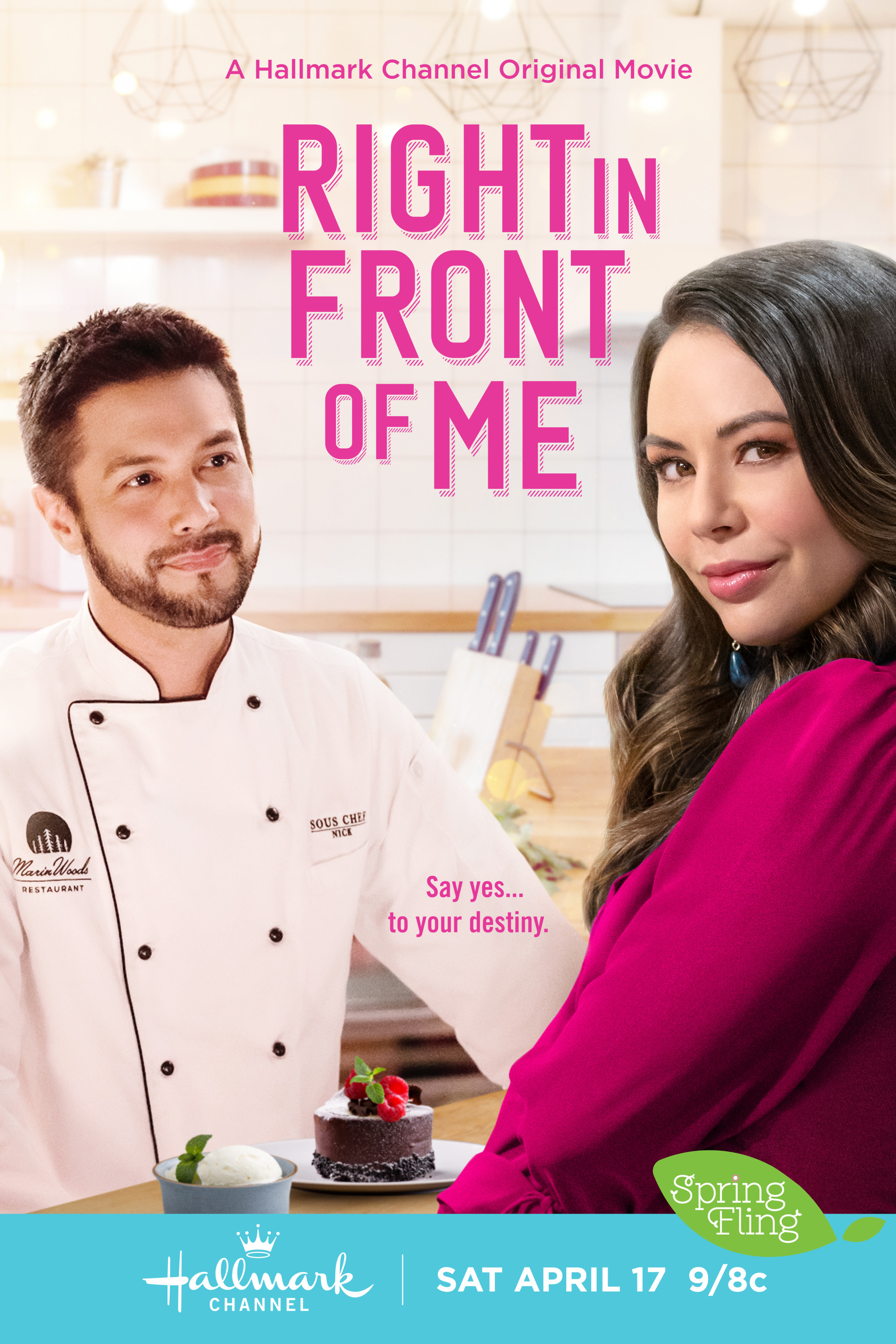 Janel Parrish and Marco Grazzini in Right in Front of Me (2021)