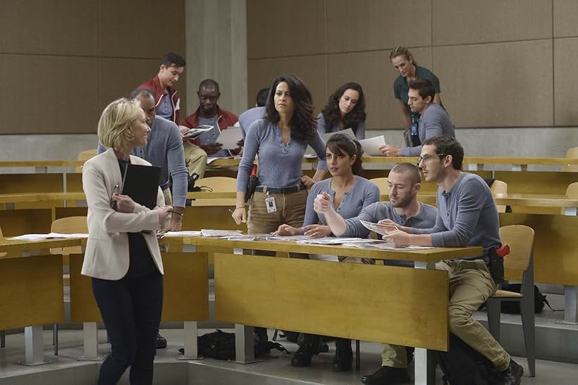 Anne Heche, Priyanka Chopra Jonas, Tate Ellington, Yasmine Al Massri, and Jake McLaughlin in Quantico (2015)