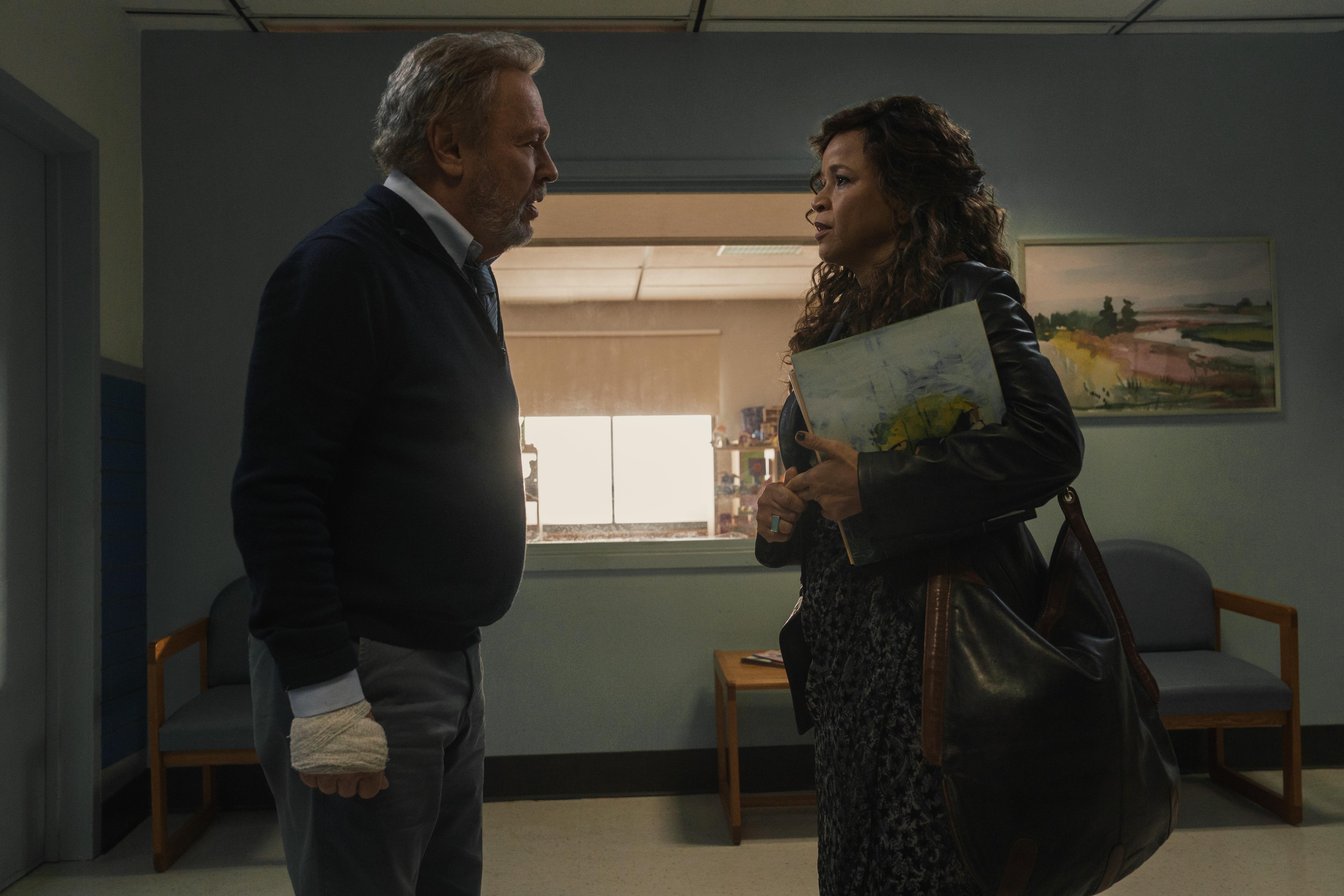 Billy Crystal and Rosie Perez in Before (2024)