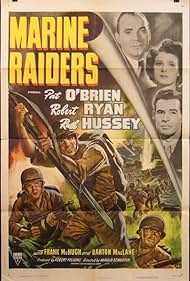 Pat O'Brien, Ruth Hussey, and Robert Ryan in Marine Raiders (1944)